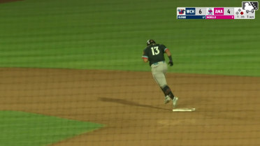 Ricardo Olivar homers (9) on a fly ball to right center field. Garrett Spain scores. Kyle DeBarge scores.