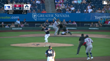 Jarred Kelenic doubles (8) on a sharp line drive to center fielder Anderdson Rojas. Keyber Rodriguez scores. Gilberto Celestino scores. Cooper Johnson to 3rd.