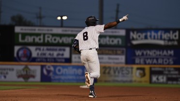 Luciano's Two-Homer Game, Six-Run Sixth Powers Patriots Past Reading on Thursday Night