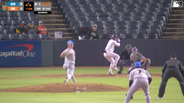 Carter Young homers (2) on a fly ball to left center field. Adam Retzbach scores. Tavian Josenberger scores.