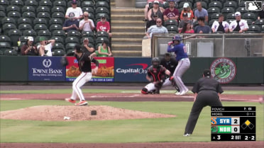 Christopher Morel homers (1) on a fly ball to left field. Ryan Clifford scores.