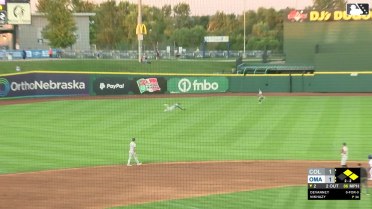 Estevan Florial's diving catch