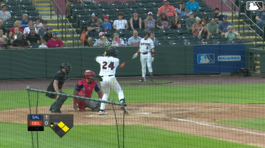 Cole Tolbert In play, run(s) to Eric Booth Jr.