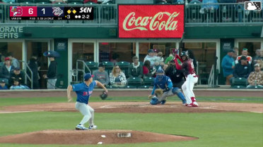 CJ Van Eyk In play, run(s) to Bryan De La Cruz