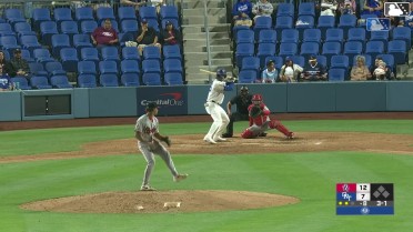 Oswaldo Osorio homers (1) on a fly ball to right field.