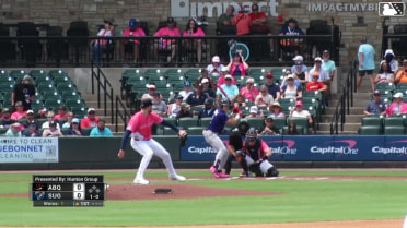 Cole Carrigg homers (4) on a fly ball to right field.