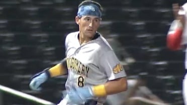 Cooper Kinney rips an inside-the-park home run