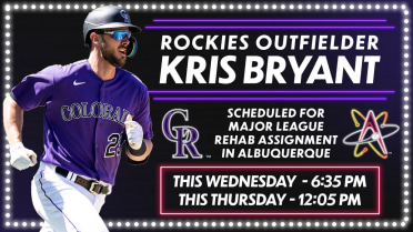 Rockies' Bryant scheduled for rehab assignment with Albuquerque