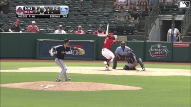 Easton McGee In play, run(s) to Leo Bernal