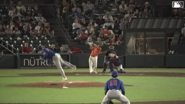 Riley Thompson's seventh strikeout of the game