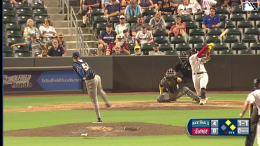 Ricardo Olivar laces an RBI single