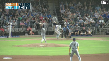 Anthony Scull homers (1) on a fly ball to left field.