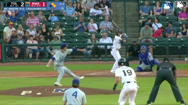 Carson Roccaforte singles on a line drive to center fielder Kole Myers. Connor Scott scores. Canyon Brown to 3rd.