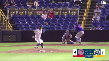 Logan Poteet homers (2) on a fly ball to right field.