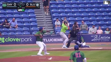 Tyson Lewis homers (4) on a fly ball to right field.