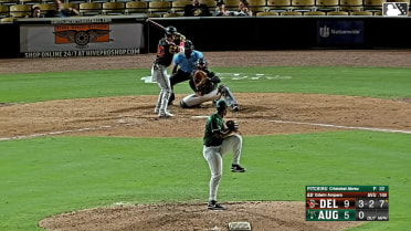 Edwin Amparo homers (3) on a fly ball to center field.