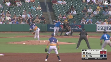 Mike Boeve's first homer of the season