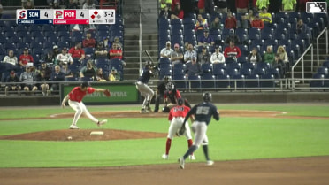 Coby Morales singles on a ground ball to second baseman Marvin Alcantara, deflected by first baseman Brooks Brannon. Jace Avina scores. DJ Gladney to 3rd.