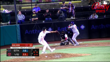 Alex Galvan Ball to Myles Naylor