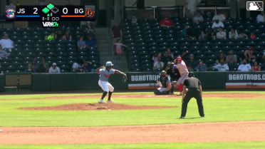 Raider Tello singles on a ground ball to left fielder Angel Mateo. Devin Saltiban scores. Luke Davis scores.