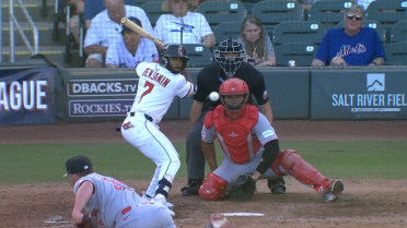 Juan Benjamin's two-run single