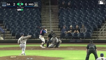 Cameron Leary out on a sacrifice fly to center fielder Braedon Karpathios. Ryan Lasko scores.