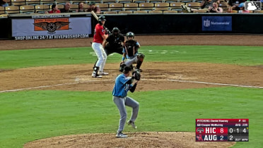 Cooper McMurray homers (9) on a fly ball to left center field. Cody Miller scores. Juan Mateo scores.
