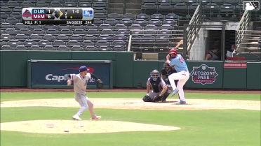 Thomas Saggese homers (5) on a fly ball to left field. Nolan Gorman scores.