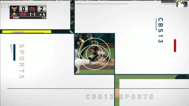 Nate Mondou homers (1) on a fly ball to right field. Jase Bowen scores.