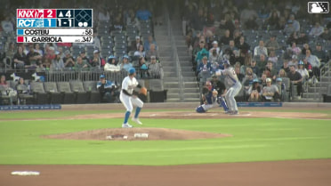 Andy Garriola homers (7) on a fly ball to left field.
