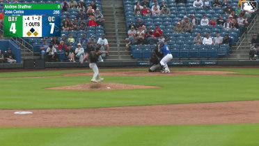 Jose Cerice singles on a line drive to right fielder Esmith Pineda. Chris Brito scores. Derlin Figueroa to 2nd.