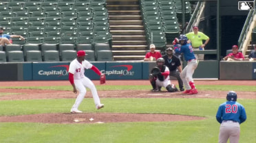 Luis Mey In play, run(s) to Kevin Alcántara