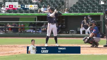 Luke Fernandez In play, run(s) to Taitn Gray