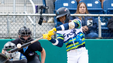 Curtis Washington Jr. homers (5) on a line drive to center field.