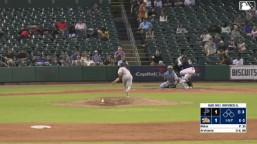 Jadher Areinamo homers (3) on a fly ball to left field.