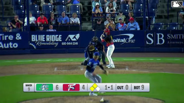 Luke Ritter grounds out, shortstop Andy Perez to first baseman Aidan Longwell. Erick Brito scores.
