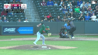 Jake Rucker homers (2) on a fly ball to left center field.