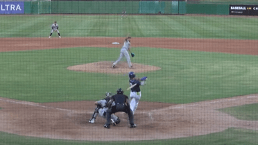 Shotaro Morii's first Single-A home run