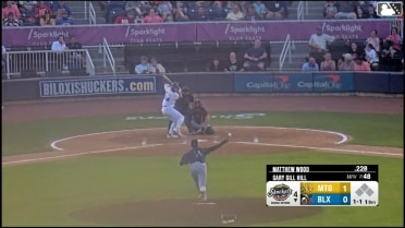 Matthew Wood homers (8) on a fly ball to right center field.