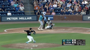 Dustin Harris called out on strikes.