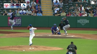 Justin Foscue singles on a ground ball to left fielder Zach Ehrhard. Aaron Zavala scores. Jose Herrera to 2nd.