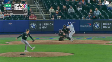 Nick Morabito homers (7) on a fly ball to right field.