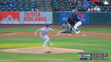 Cesar Quintas homers (2) on a fly ball to left center field.