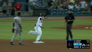 Keston Hiura swats a pair of solo homers for Triple-A