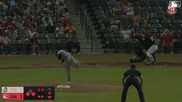 Carter Graham homers (10) on a fly ball to left center field. Julio Carreras scores. Cam Collier scores.