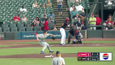 Will Benson homers (3) on a fly ball to right field.