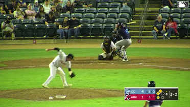 Garret Guillemette singles on a ground ball to right fielder Lazaro Montes. Joseph Sullivan scores. Pascanel Ferreras scores.