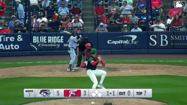 Corey Collins homers (7) on a fly ball to right center field.