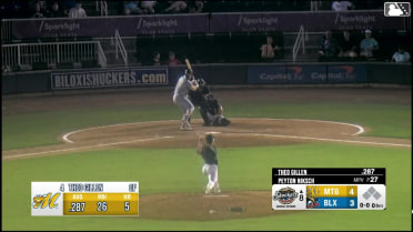 Theo Gillen's second home run of the game
