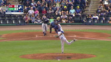 Zyhir Hope grounds out, third baseman Dyan Jorge to first baseman Jack O'Dowd. Peyton Graham scores.